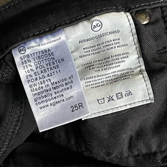 AG Adriano Goldschmied The Farrah Skinny Jeans stretch Size 25R - Picture 8 of 10